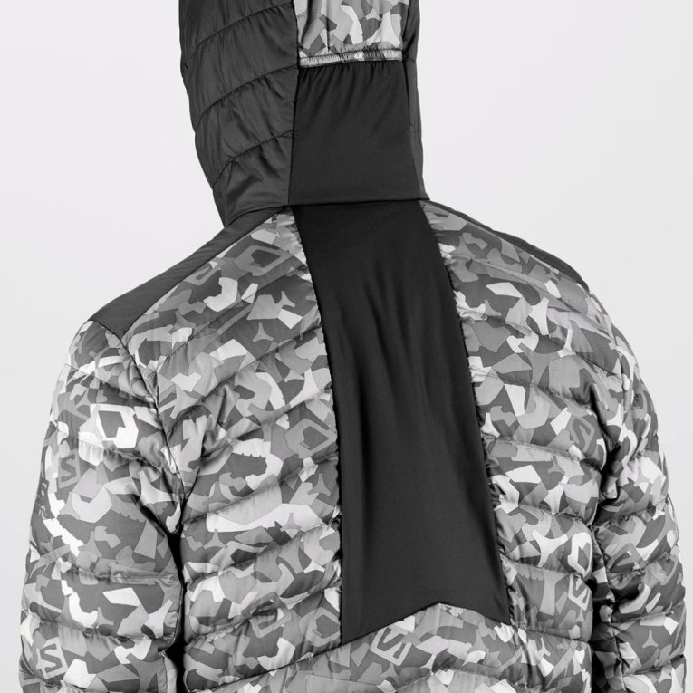 Salomon Essential Xwarm Down Men's Insulated Jackets Camo | CA 68L72